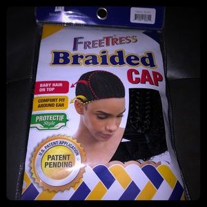 Braided hair cap